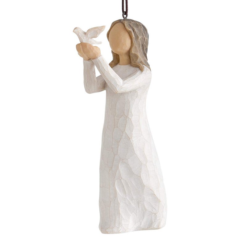 Willow Tree Soar Ornament, Sculpted Hand-Painted Figure - Image 1